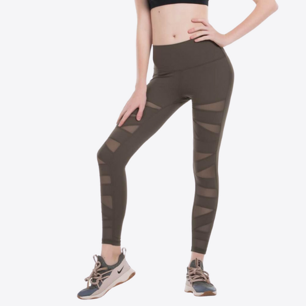 WORKOUT HIGH RISE MESH LEGGINGS