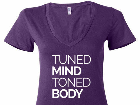 Tuned Mind Toned Body V-Neck