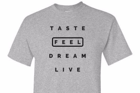Taste Feel Dream Live Grey Tee