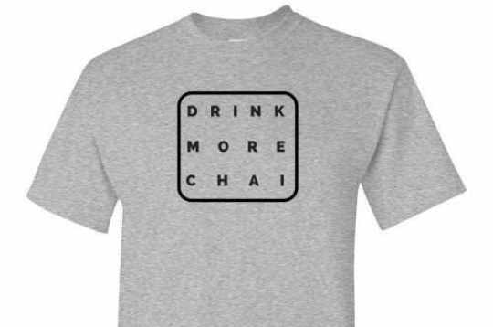 Drink More Chai Grey Tee