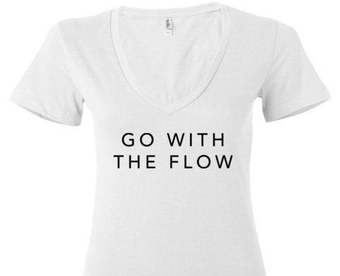 Go With The Flow V Neck