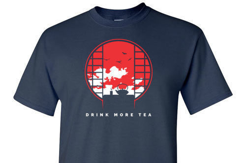 Drink More Tea Red Graphic Tee