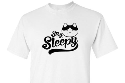Stay Sleepy Black Graphic Tee