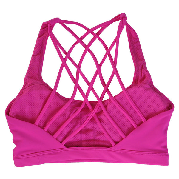 COOL OFF LIGHT SUPPORT STRAPPY YOGA SPORTS BRA